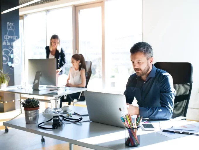 IT Team Working